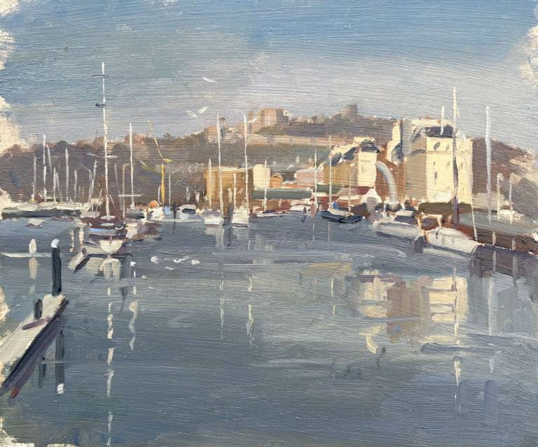 Dover Harbour, Afternoon Light (1) - Rod Major