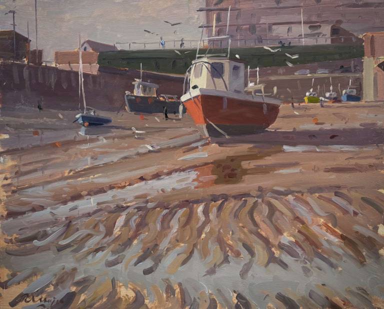 Folkestone Harbour, Low Tide (7) - Rod Major