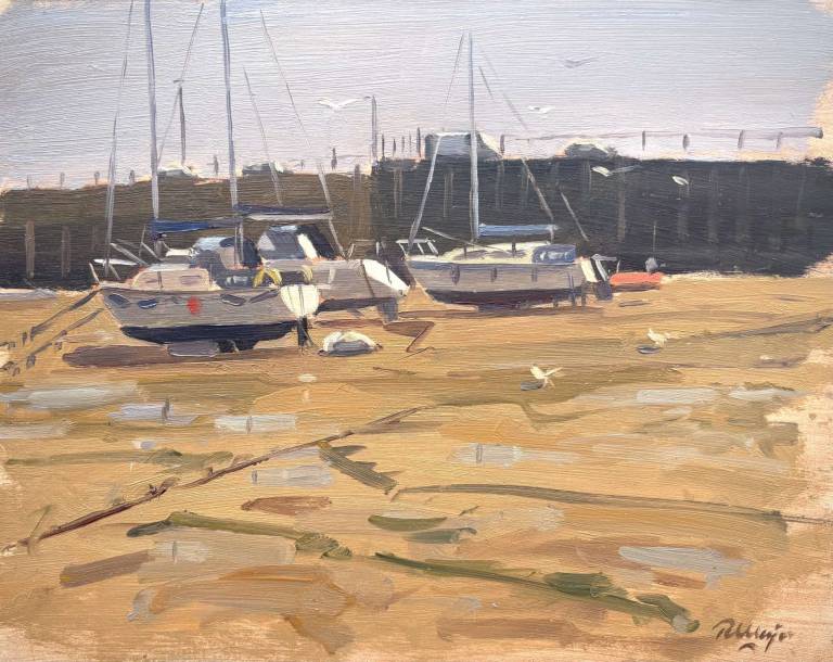 Folkestone Harbour, Low Tide (10) - Rod Major