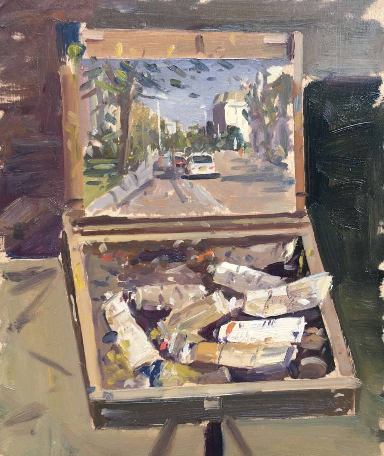 Pochade Box with Painting - Rod Major