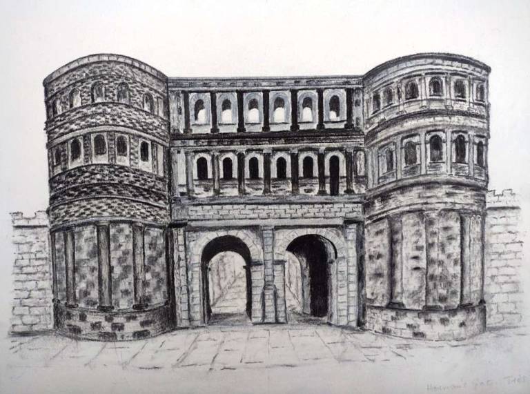 Hadrian's Gate, Trier - Totnes Art Society
