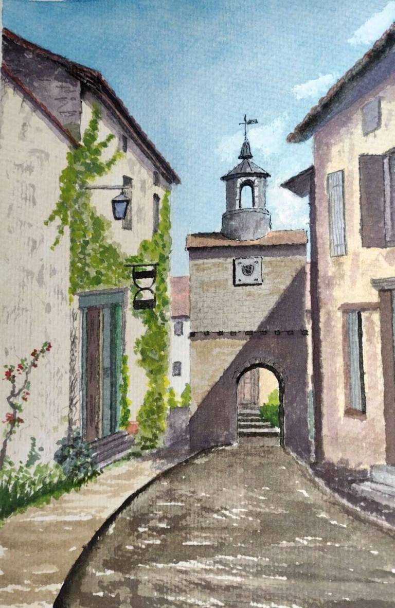 Porte de l'Horloge, Gordes - Totnes Art Society
