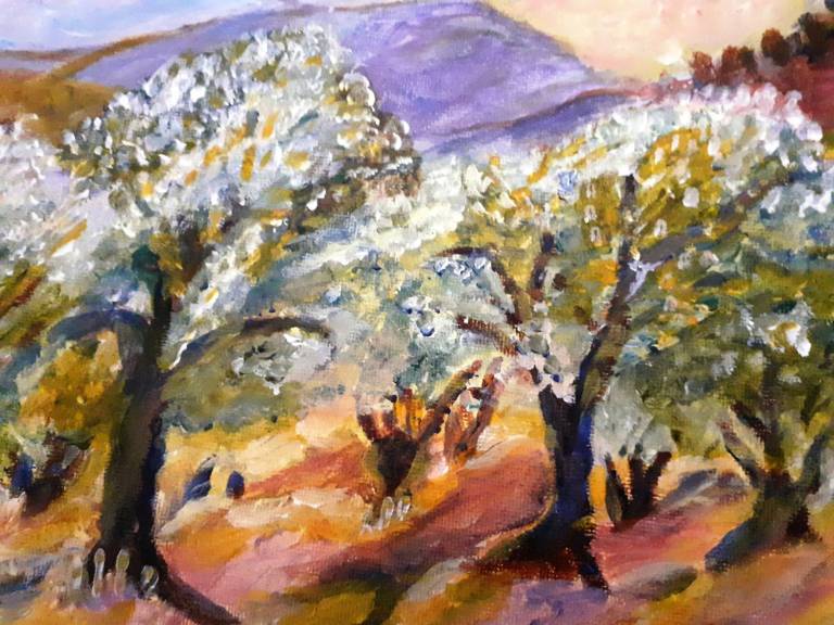 Almond Trees, Provence - Totnes Art Society