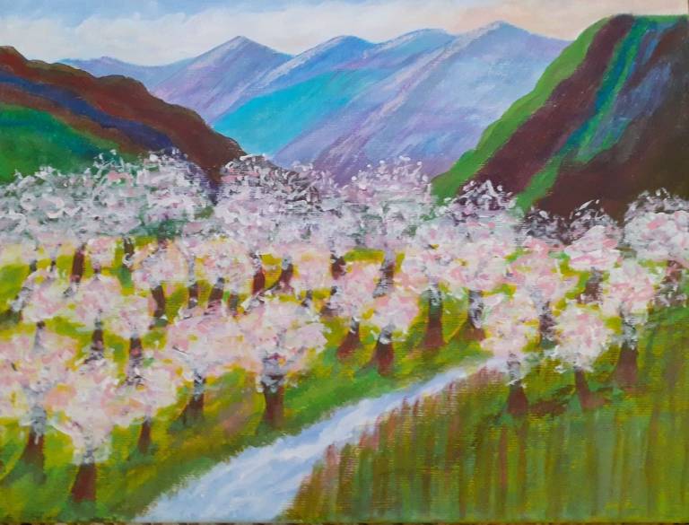 Almond Orchard, Provence - Totnes Art Society