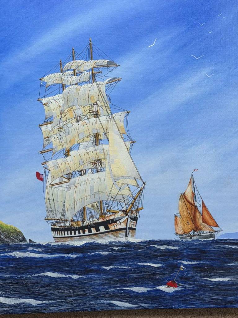 Three Masted Barque - Totnes Art Society