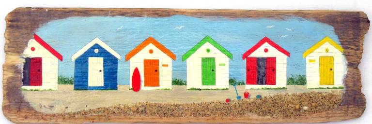 Beach Huts - Totnes Art Society
