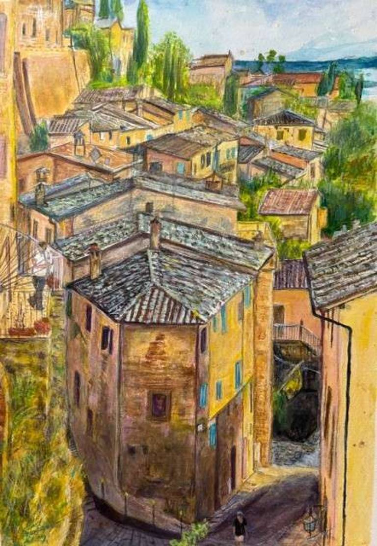 Tuscan Town - Totnes Art Society