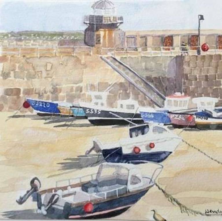 Low Tide: Smeaton’s Pier, St Ives - Wendy Rylance