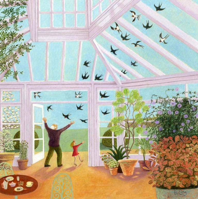 On Seeing the First Swallows in Spring - Ellie Ling