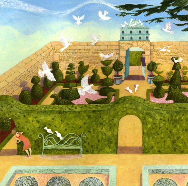 Doves Do Furnish a Garden - Ellie Ling