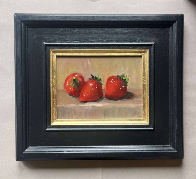 A Trio of Strawberries - Sandy Morgan
