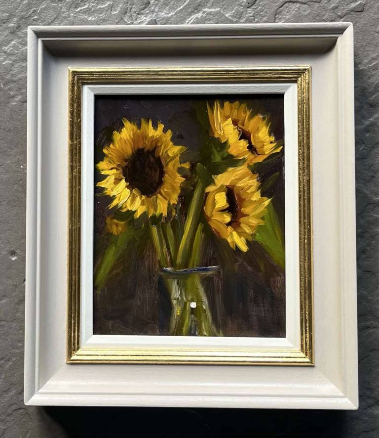 Sunflowers in a Glass Jar - Sandy Morgan