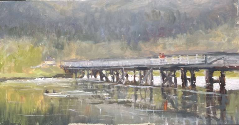 Penmaenpool Toll Bridge - Sandy Morgan
