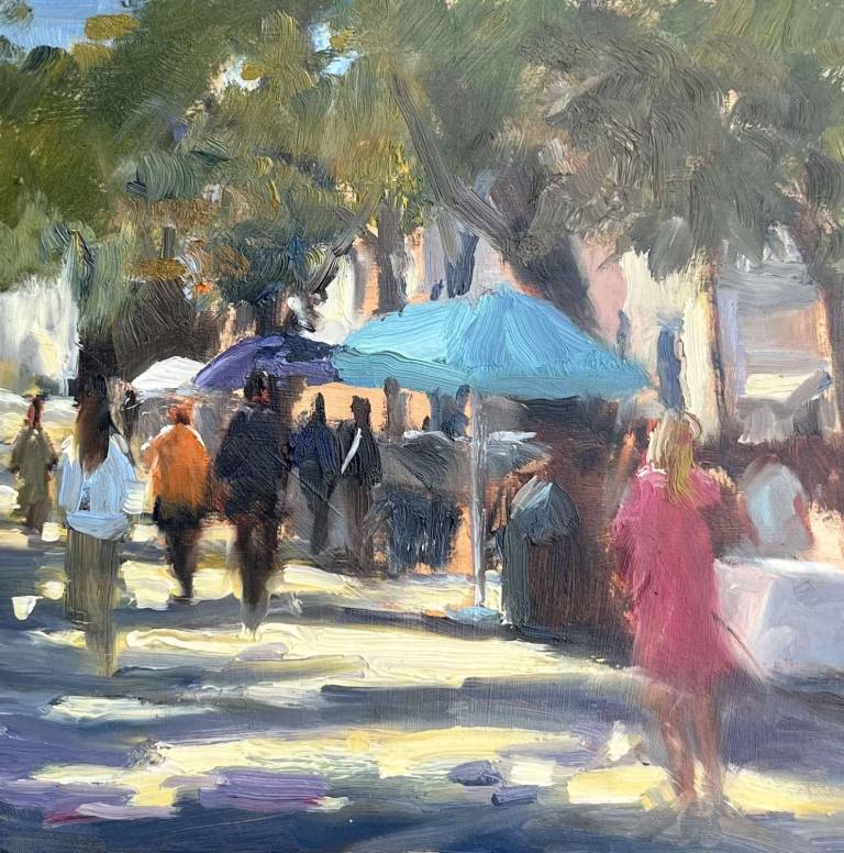 Blue Umbrella-Olhäo - Sandy Morgan