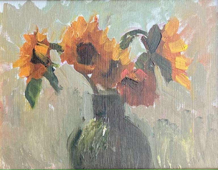 Sunflowers in Morning Light - Sandy Morgan