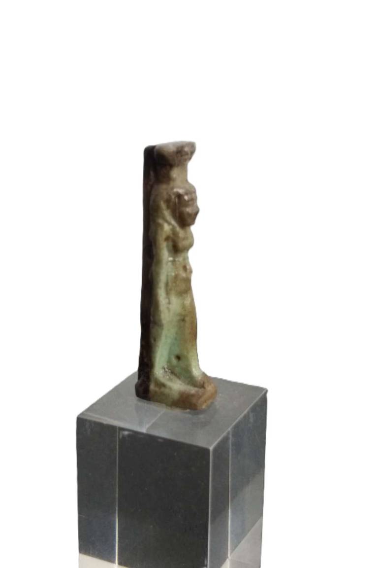 Egyptian amulet of a striding Nephthys   Egypt Late Period - Egyptian Antiquities