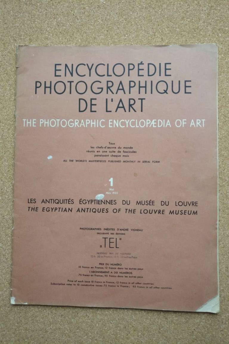 ENCYCLOPÉDIE PHOTOGRAPHIQUE DE L'ART : LE MUSÉE DU LOUVRE The Photographic Encyc - Egyptian Antiquities
