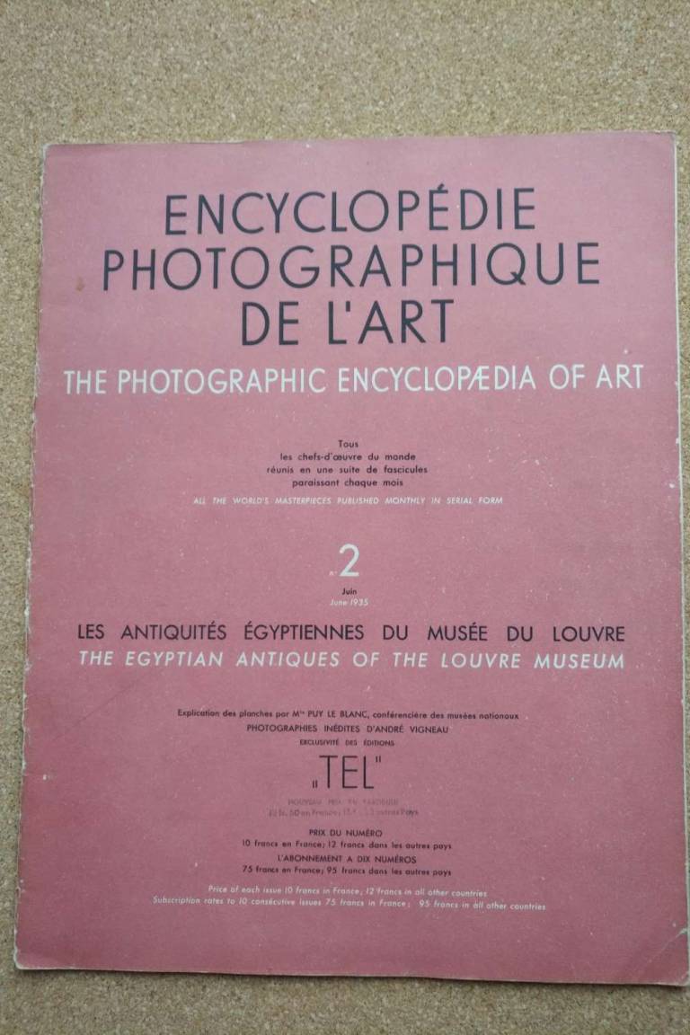 ENCYCLOPÉDIE PHOTOGRAPHIQUE DE L'ART : LE MUSÉE DU LOUVRE The Photographic Encyc - Egyptian Antiquities