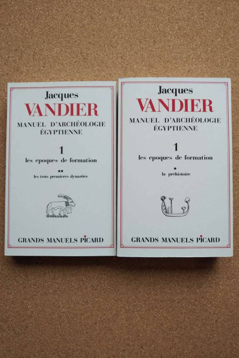 Manuel D'archeologie Egyptienne by Jacques Vandier 2 volume - Egyptian Antiquities