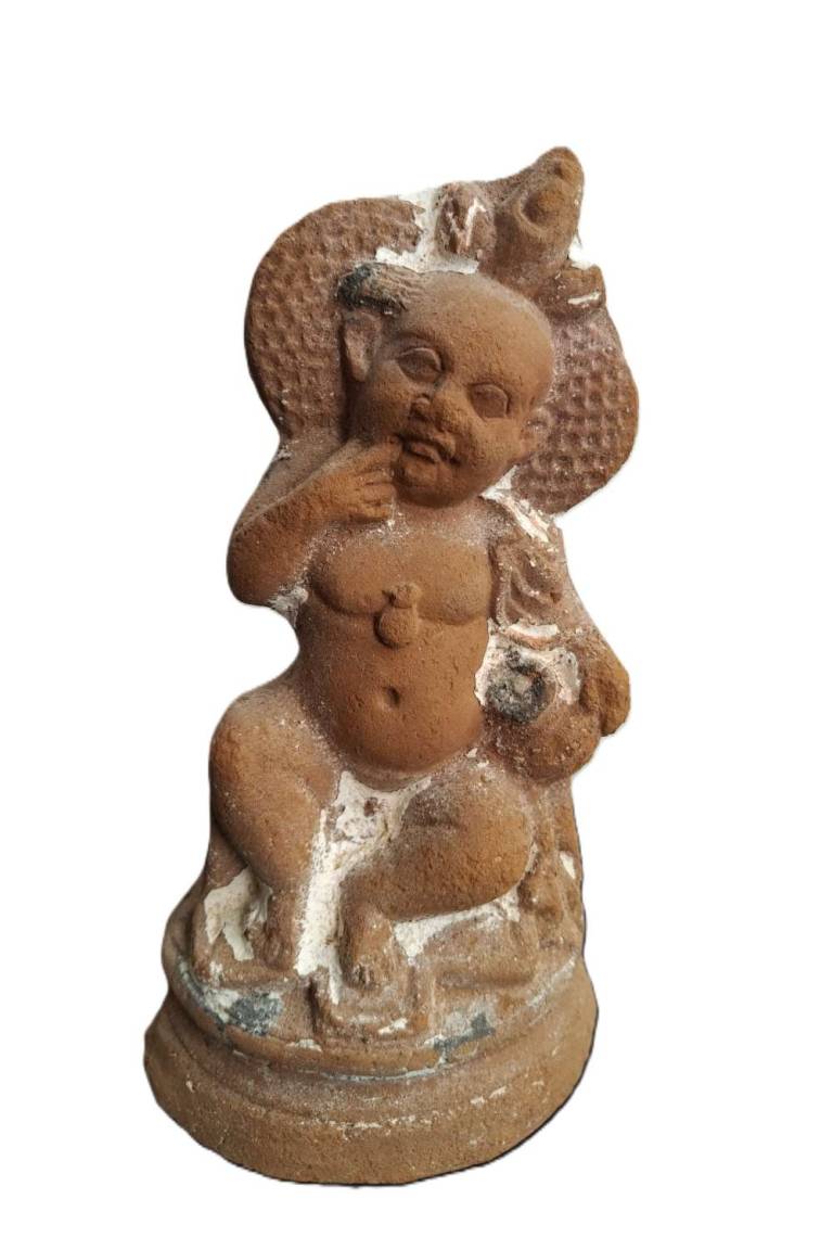 Greco-Roman Pottery figure of Harpokrates   Egypt Circa 100 BC - Egyptian Antiquities