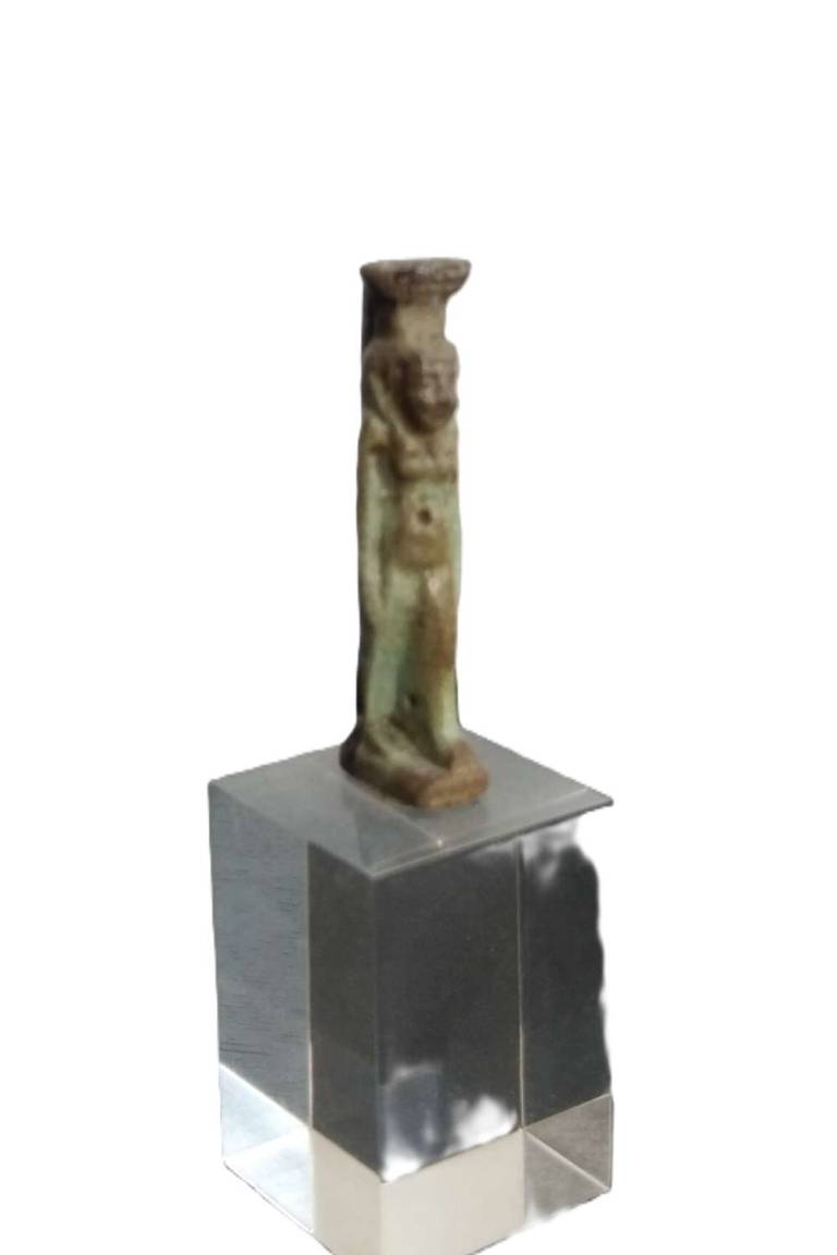 Egyptian amulet of a striding Nephthys   Egypt Late Period - Egyptian Antiquities
