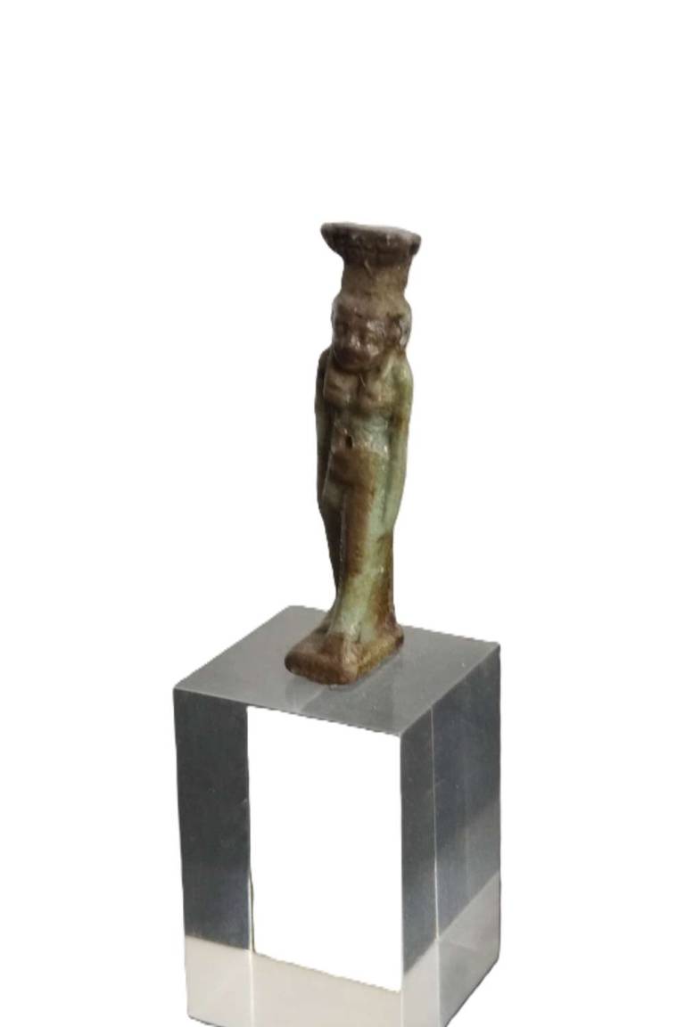 Egyptian amulet of a striding Nephthys   Egypt Late Period - Egyptian Antiquities