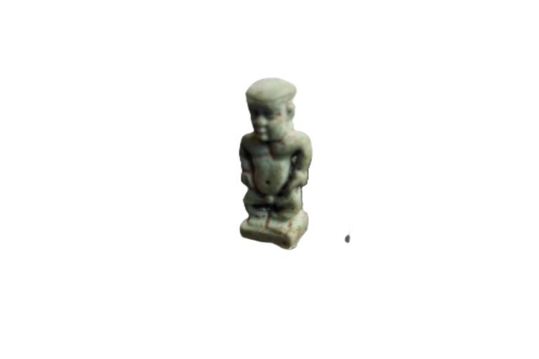 Egyptian amulet of the dwarf God Pataikos - Egyptian Antiquities