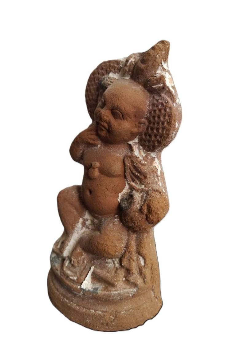 Greco-Roman Pottery figure of Harpokrates   Egypt Circa 100 BC - Egyptian Antiquities