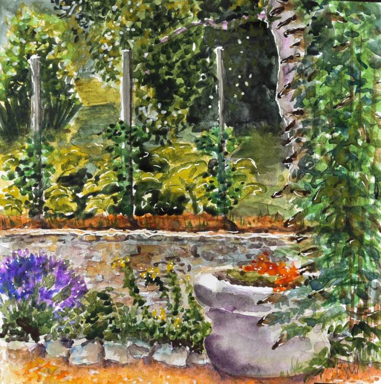 view on the potager - Ronell van Wyk