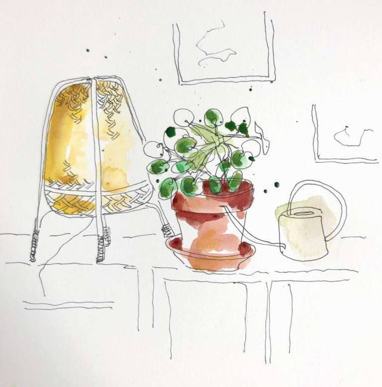 Interior sketch Toulouse 3 - Ronell van Wyk