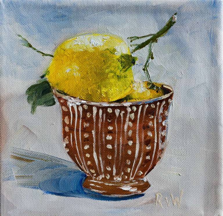 two lemons in bowl - Ronell van Wyk
