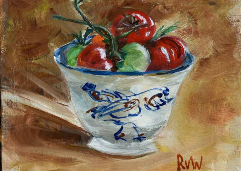Bowl and garden tomatoes - Ronell van Wyk