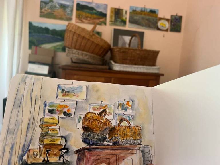 Corner of the studio - Ronell van Wyk