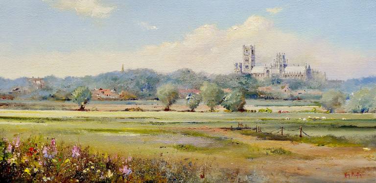 Ely Cathedral from Old Hall - Ken Burton