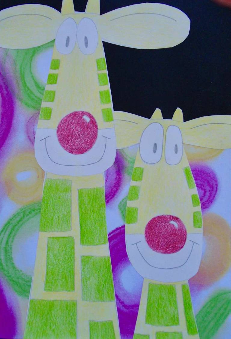 Smiley Giraffes - Jo Sargisson