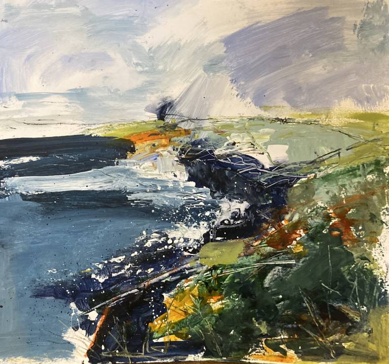 Developing my process in paint - 