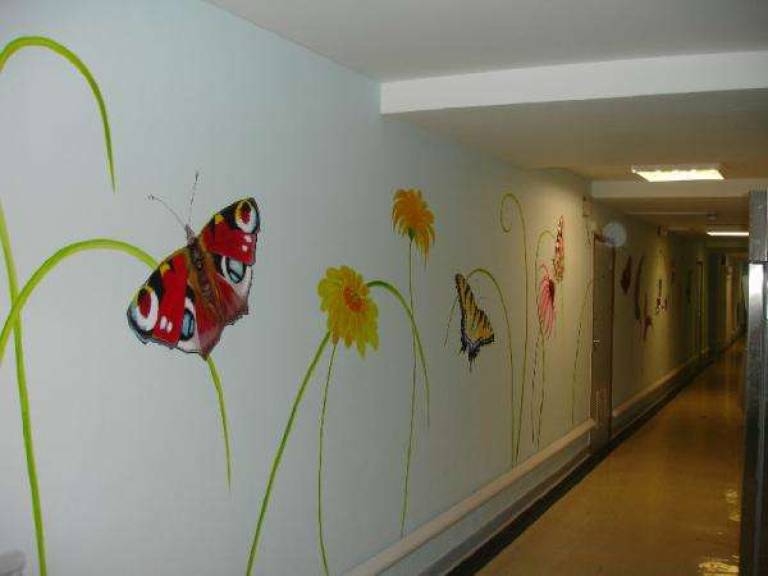 Royal Marsden Cancer Hospital corridor - Jules Hoare