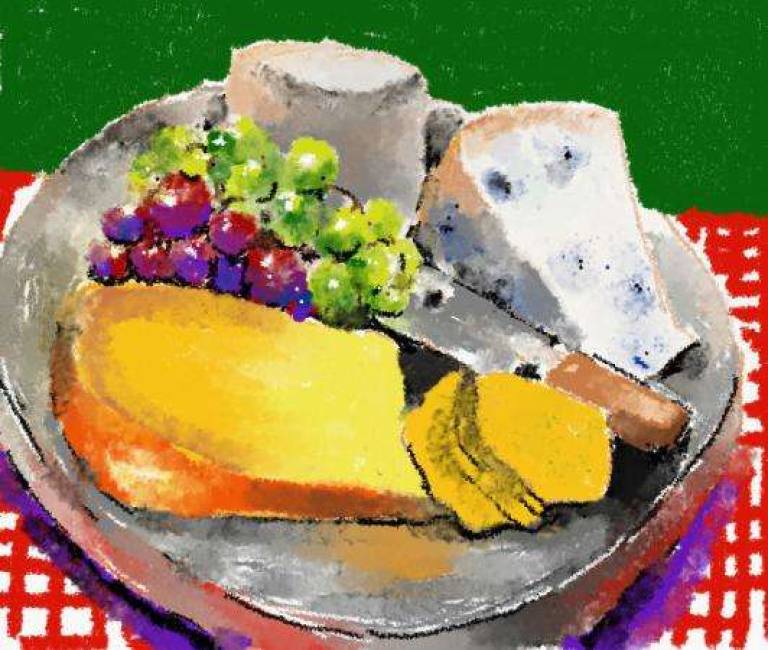 Cheese plate - Jules Hoare