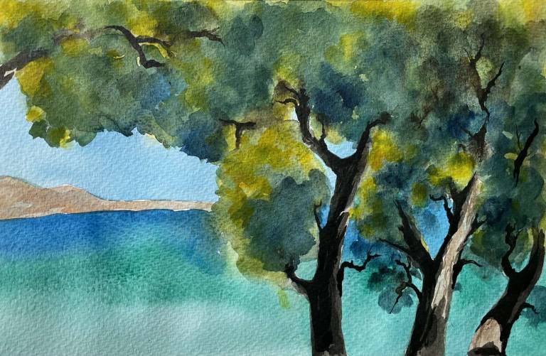 Greek sea - Jules Hoare