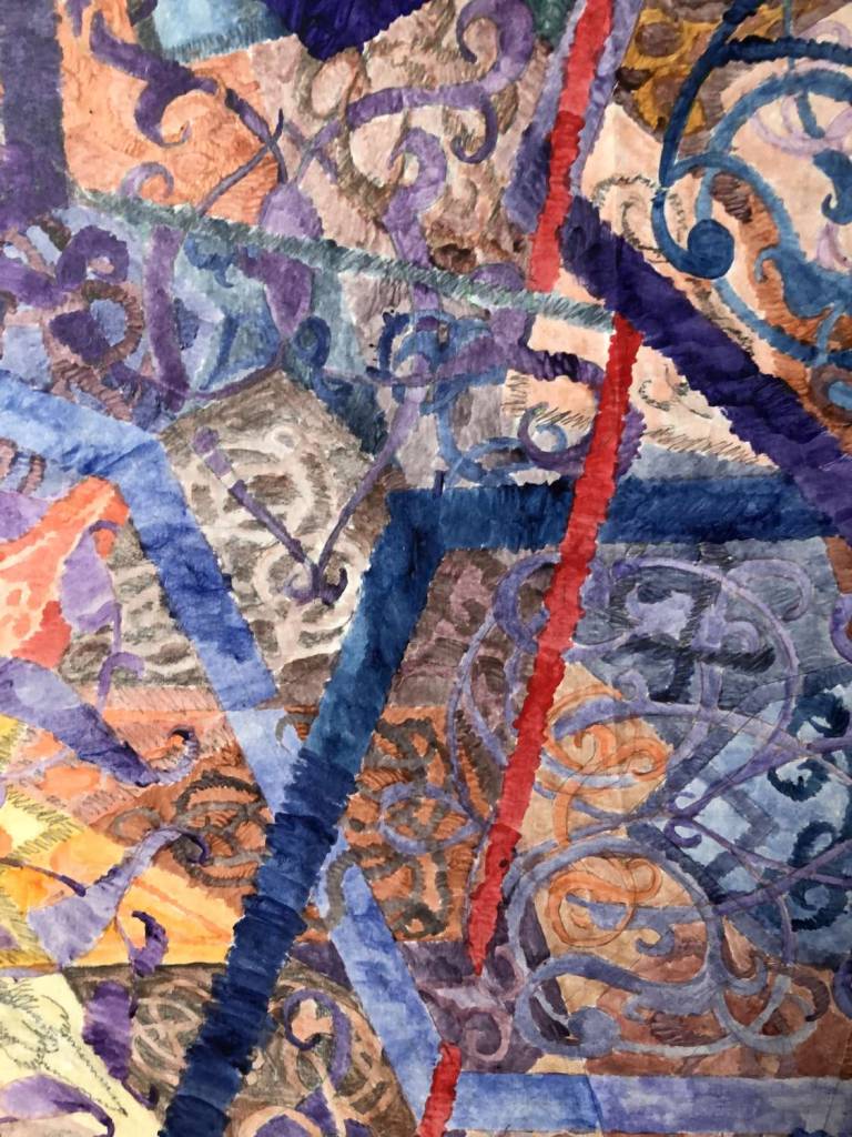 Purple and Orange - Stephanie Oates