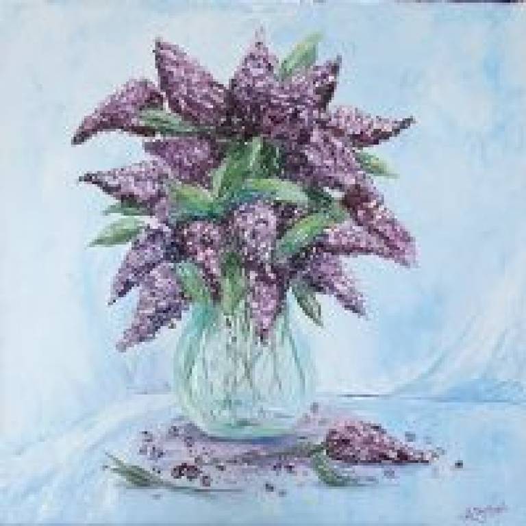 Purple Blooms - Allyson Johnston