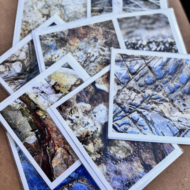 Lucky Dip Pack of 4 Rock Greetings Cards - Roberta Hopkins