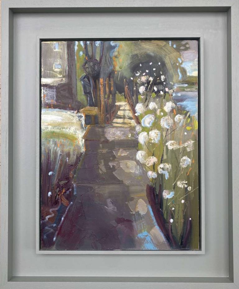 Mill in Spring framed - Lyn O'Neill