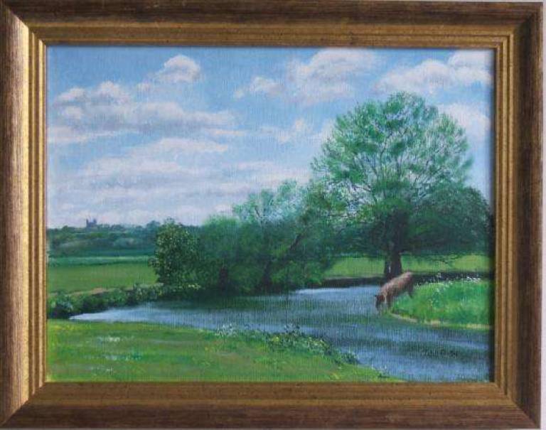Drinking from the River Stour - John Field