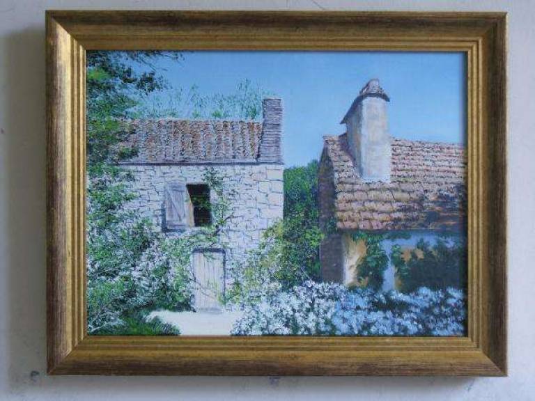 Old Walls and roofs in South West France - John Field