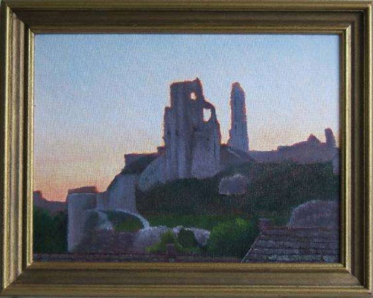 Corfe Castle at Dusk - John Field