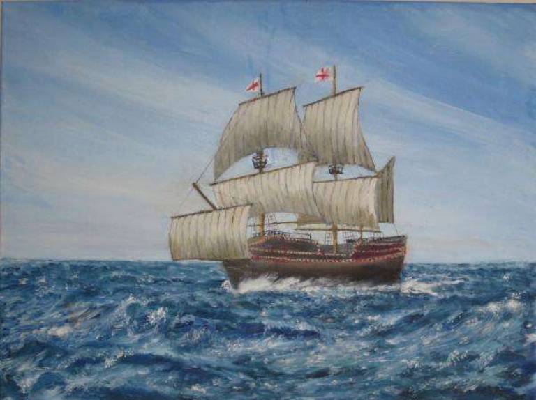 Golden Hind On Epic Voyage - John Field