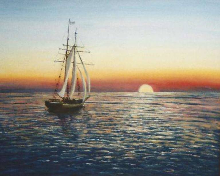 Sailing into the Setting Sun - John Field