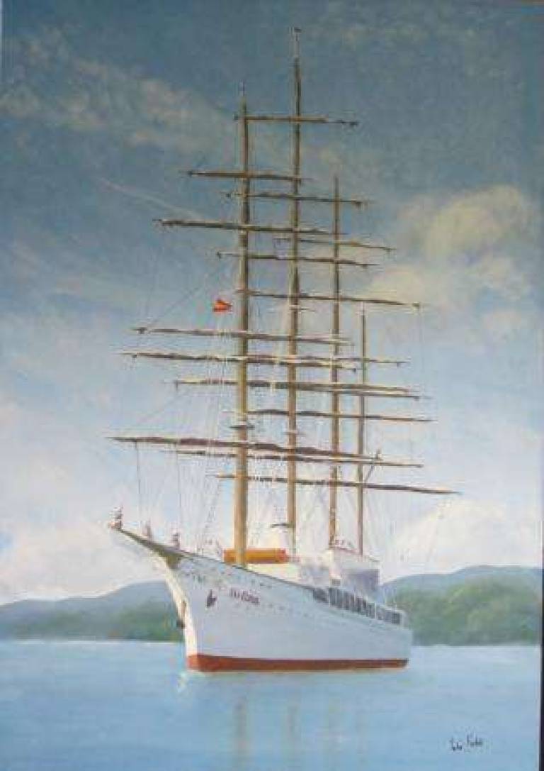Sea Cloud in Port Mahon - John Field