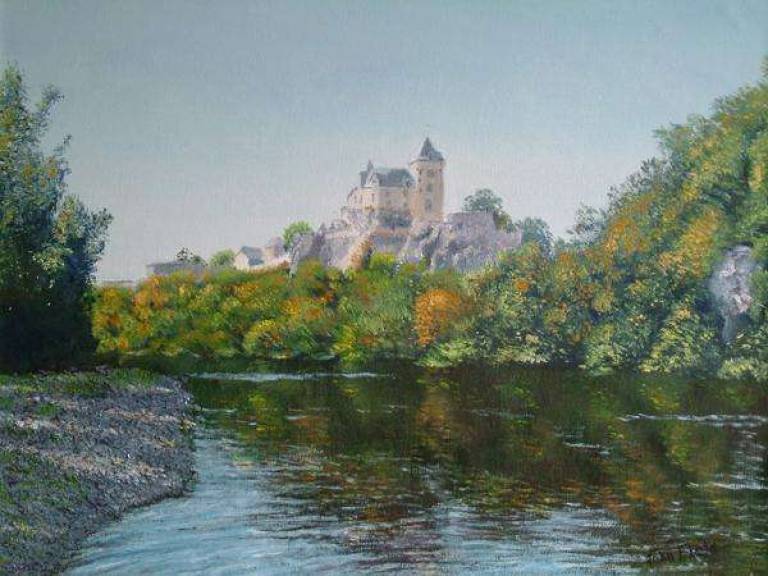 Chåteau de Montfort and the Dordogne - John Field